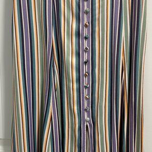 Anthropologie Maeve Freya A-line Midi-Skirt